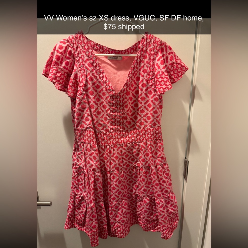 Vineyard Vines Ladies Knee-Length Print Dress 👗🐳